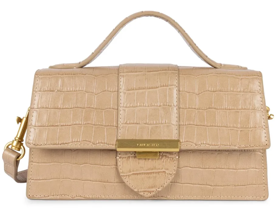 SAC BAGUETTE LANCASTER CROCO ILY