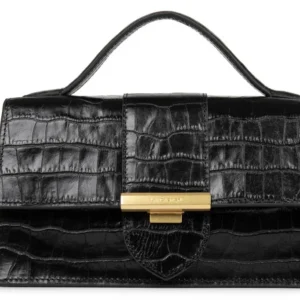 SAC BAGUETTE LANCASTER CROCO ILY