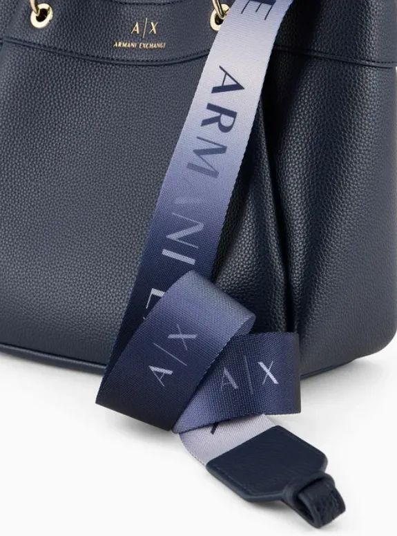 SAC CABAS ARMANI EXCHANGE BLEU â Image 4