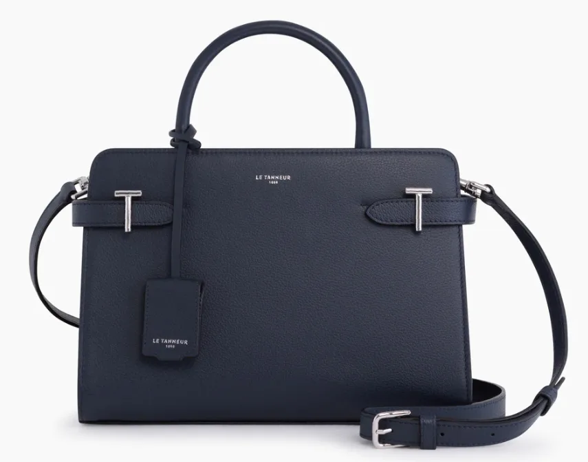 SAC A MAIN EMILIE LE TANNEUR BLE