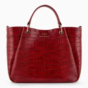 SAC CABAS ARMANI EXCHANGE ROUGE